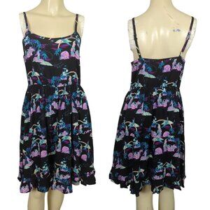 Disney Her Universe Sundress Mermaid Lagoon Peter pan Spaghetti strap Flowy sz S